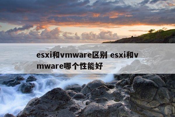 esxi和vmware区别 esxi和vmware哪个性能好