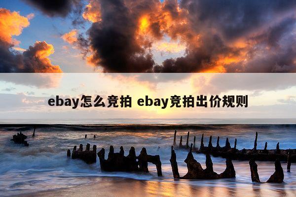 ebay怎么竞拍 ebay竞拍出价规则