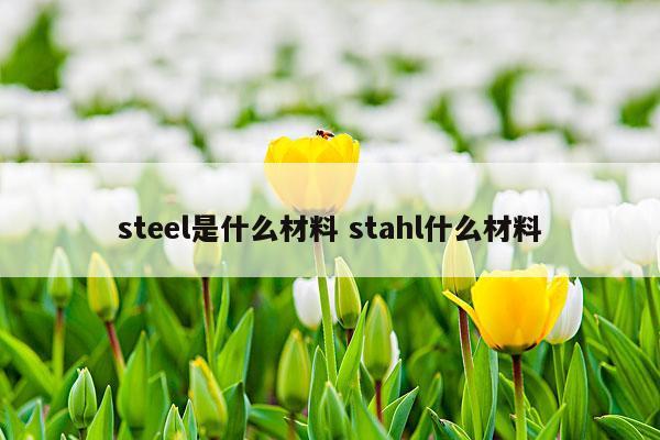 steel是什么材料 stahl什么材料